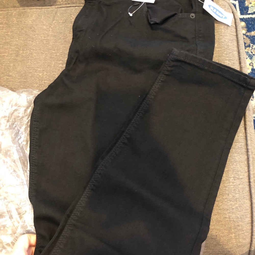 Black Rockstar Super Skinny Midrise Old Navy Jeans